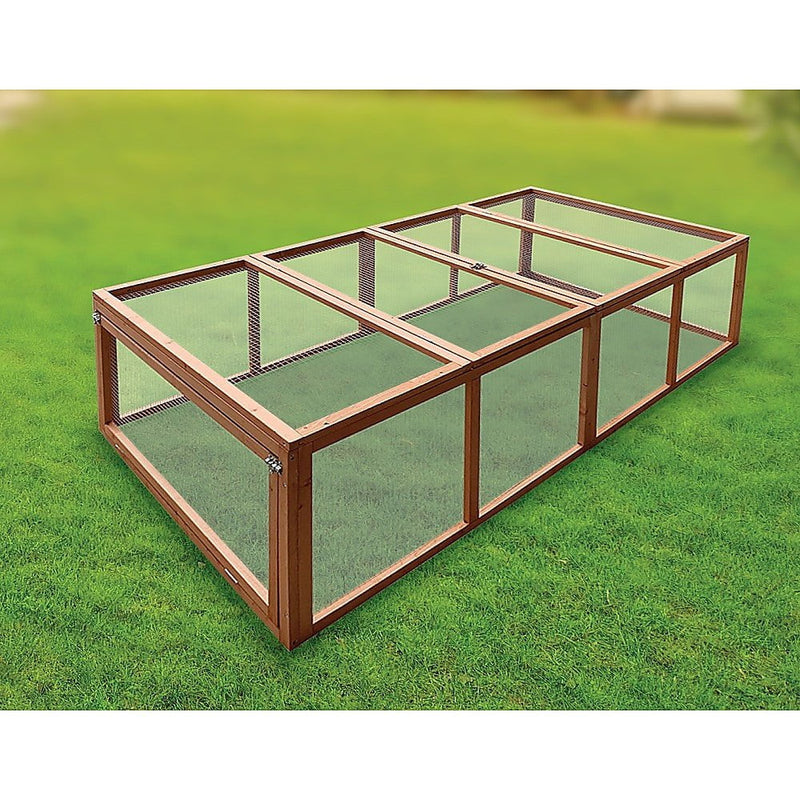 Chicken coop LARGE Run Guinea Pig Cage Villa Extension Rabbit hutch house pen Payday Deals