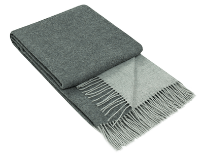 Chiswick Throw - Merino Wool/Cashmere - Charcoal