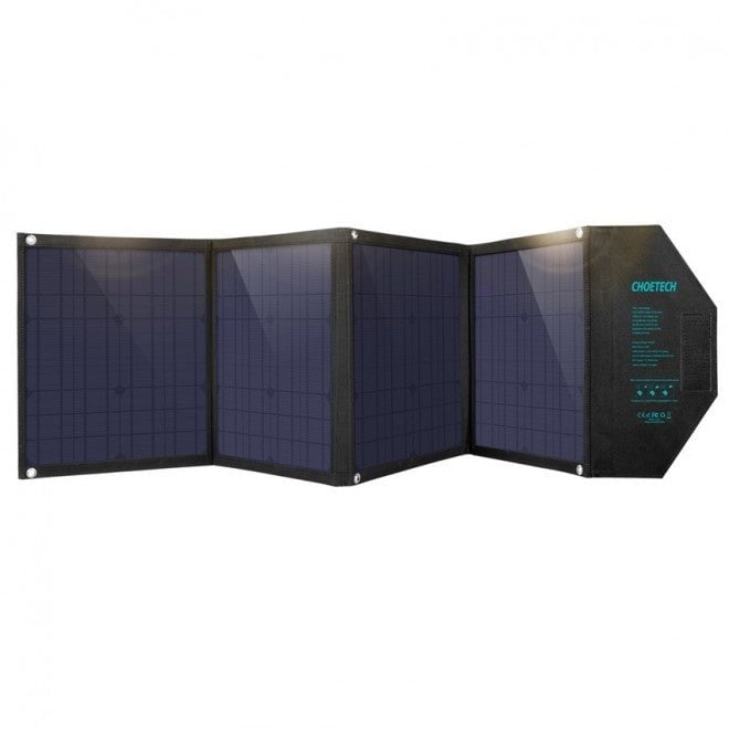 CHOETECH SC007 Solar Panel Portable Charger 80W 18V with USB-C PD 30W Payday Deals