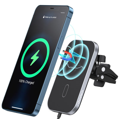 CHOETECH T200F-201 15W MagLeap Magnetic Wireless Car Charger Holder with 1M Cable Payday Deals