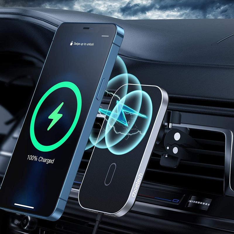 CHOETECH T200F-201 15W MagLeap Magnetic Wireless Car Charger Holder with 1M Cable Payday Deals
