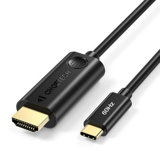 Choetech Type-C to HDMI Cable 4K 60Hz  1.8M Black Payday Deals