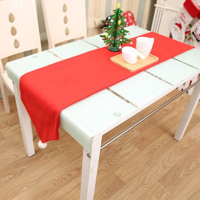 Christmas Chair Covers Tablecloth Runner Decoration Xmas Dinner Party Santa Gift, 10x Chair Covers Payday Deals