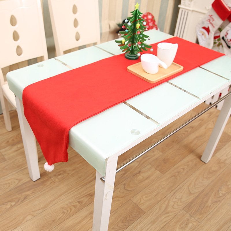 Christmas Chair Covers Tablecloth Runner Decoration Xmas Dinner Party Santa Gift, 8x Chair Covers Payday Deals