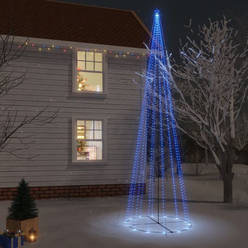 Christmas Cone Tree Blue 3000 LEDs 230x800 cm Payday Deals