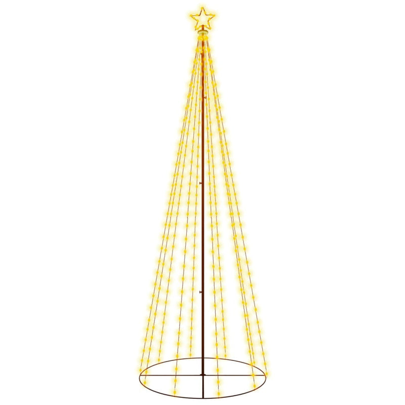 Christmas Cone Tree Warm White 310 LEDs 100x300 cm Payday Deals
