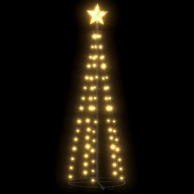 Christmas Cone Tree Warm White 84 LEDs Decoration 50x150 cm Payday Deals