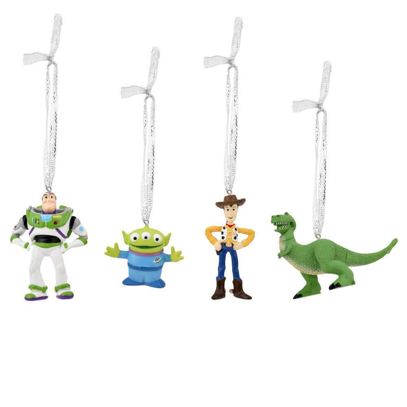 Christmas Disney Toy Story Tree Hanging Ornaments Set of 4 Payday Deals