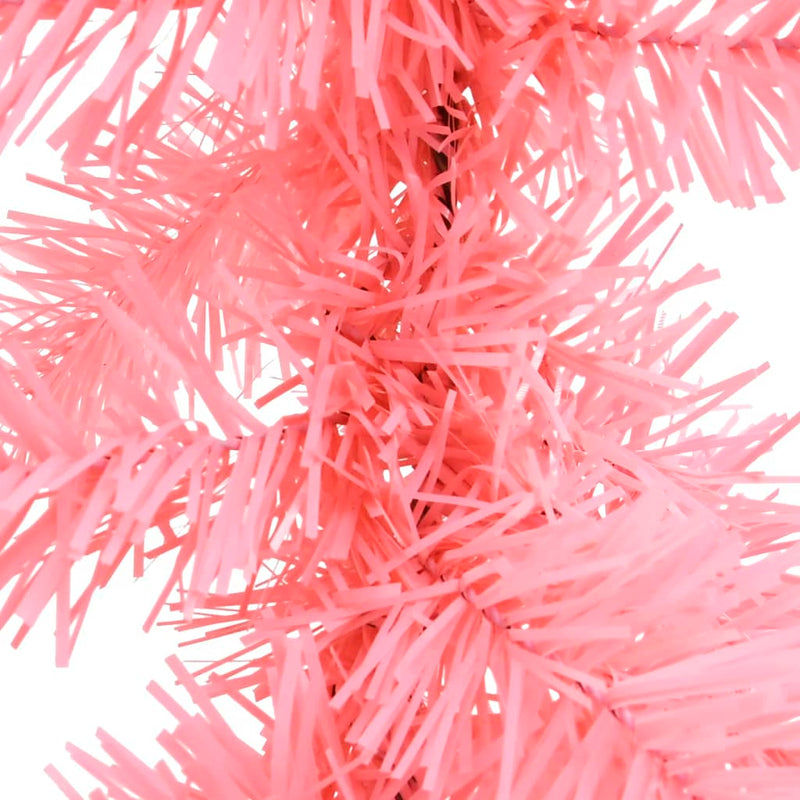 Christmas Garland with LED Lights 20 m Pink Payday Deals