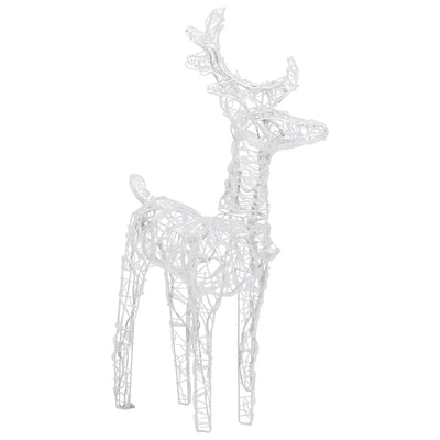 Christmas Reindeers 2 pcs Warm White 80 LEDs Acrylic Payday Deals