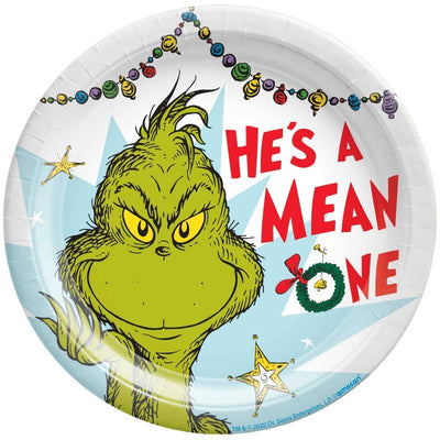Christmas The Grinch 16 Guest Red Tableware Party Pack Payday Deals