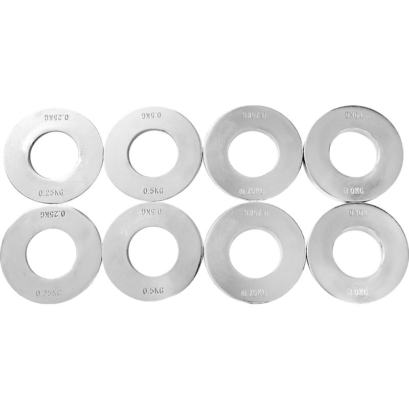 Chrome Metric Fractional Olympic Weight Plates 0.25 - 1.0kg Payday Deals