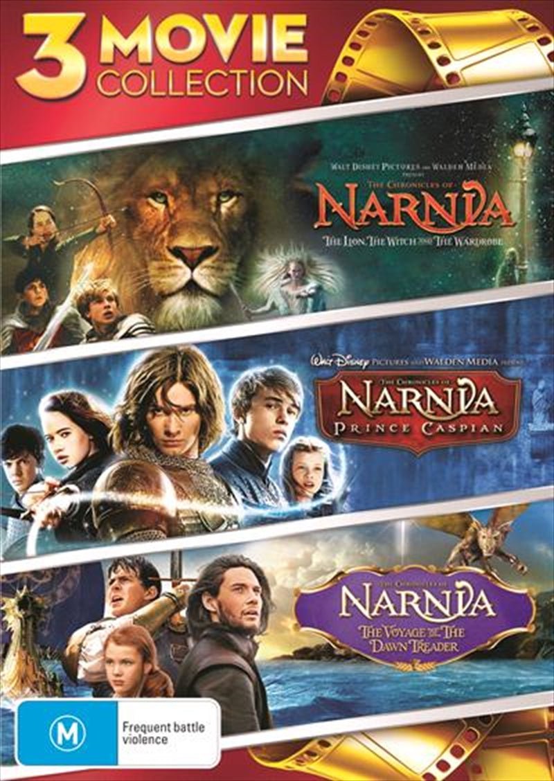 Chronicles Of Narnia - The Lion The Witch And The Wardrobe / Prince Caspian / The Voyage Of The Dawn DVD Payday Deals