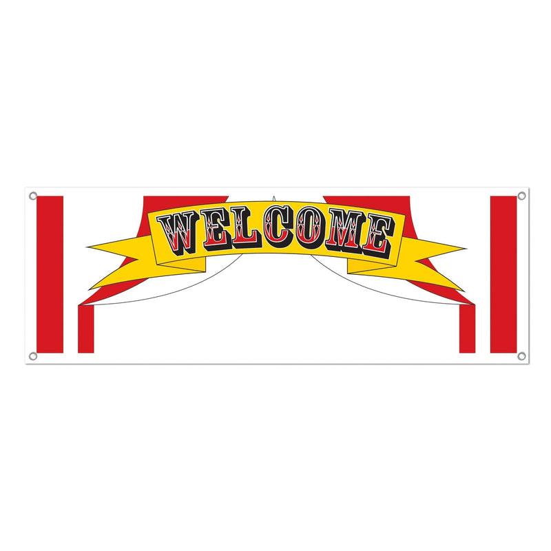 Circus Party Supplies Circus Welcome Banner Payday Deals