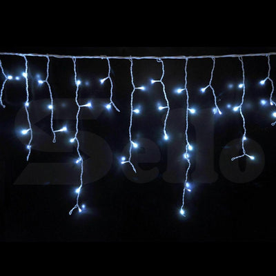 300 LED Curtain Fairy String Lights Wedding Outdoor Xmas Party Lights Cool White - Payday Deals
