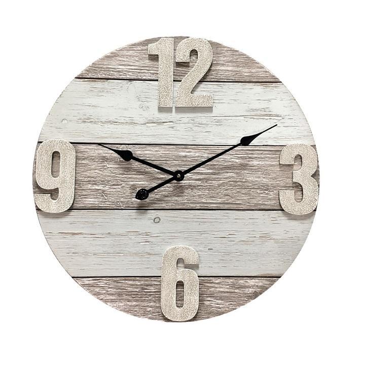 Timber Classic Round Clock Payday Deals