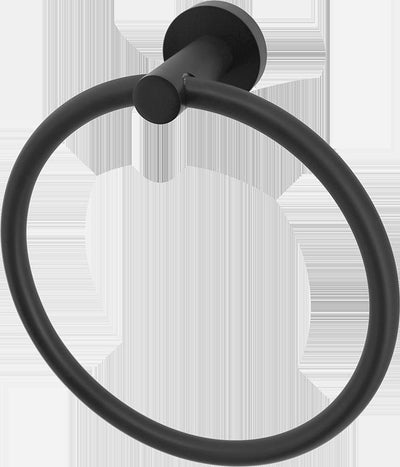 Classic Towel Bar Rail Ring Electroplated Matte Black Finish Payday Deals