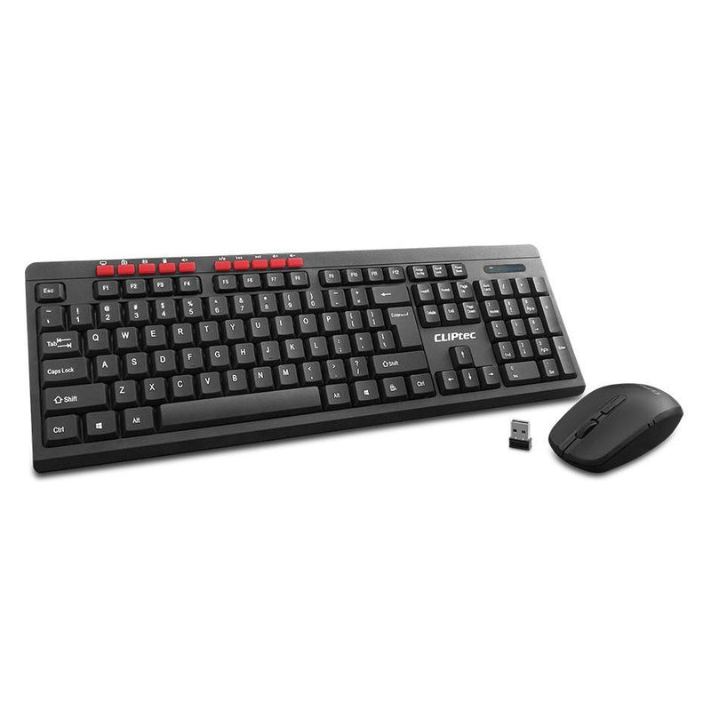 CLiPtec ESSENTIAL AIR WIRELESS MULTIMEDIA KEYBOARD AND MOUSE COMBO SET Payday Deals