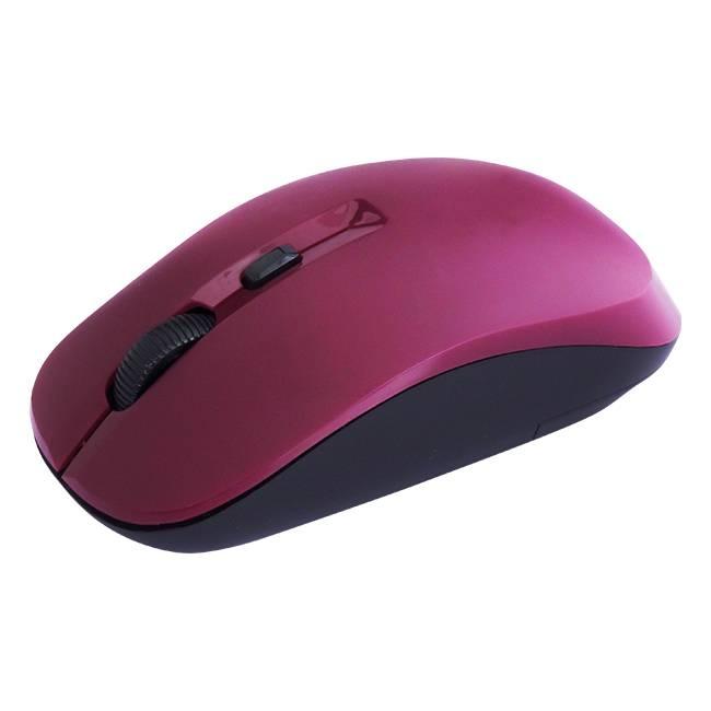CLiPtec SMOOTH MAX 1600DPI 2.4GHZ WIRELESS OPTICAL MOUSE - Maroon Payday Deals