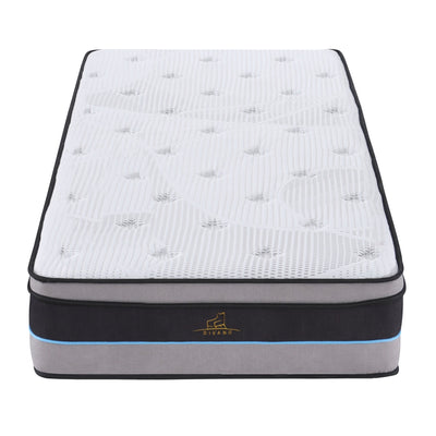 Cloud Dreams Single Size Pocket Spring Luxury Plush Top 28cm Mattress Payday Deals