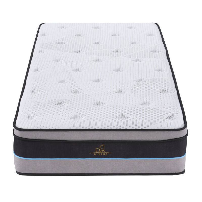 Cloud Dreams Single Size Pocket Spring Luxury Plush Top 28cm Mattress Payday Deals