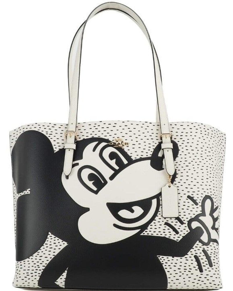 Coach Mickey Mouse X Keith Haring Mollie Large Tote Bag One Size Women Payday Deals