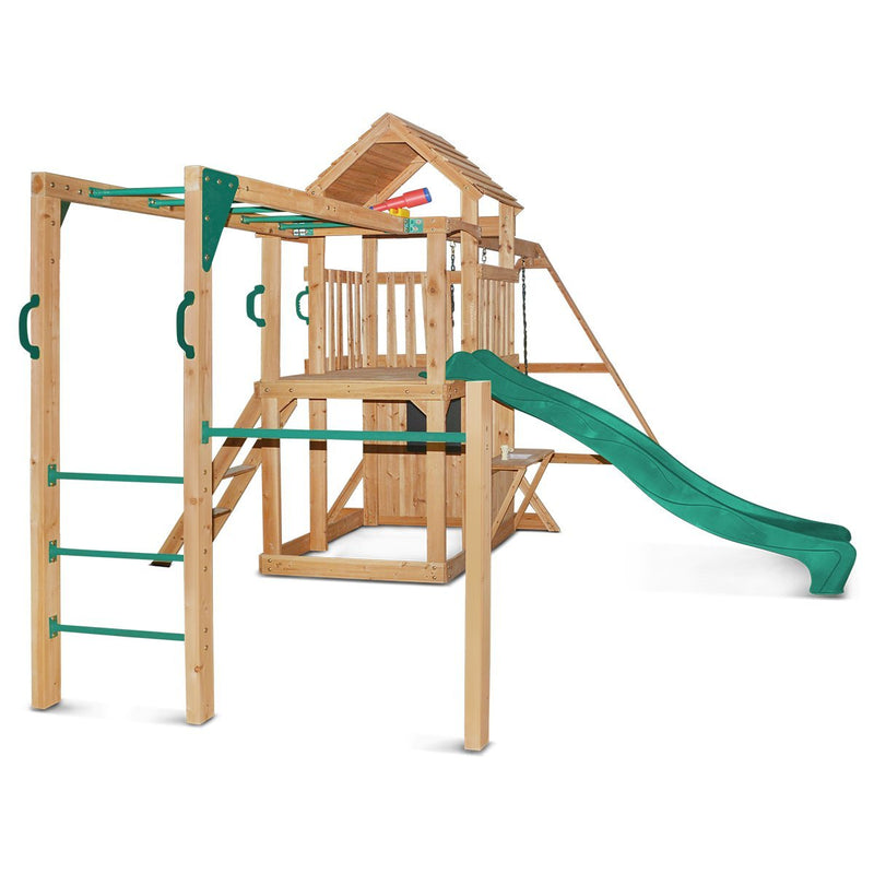 Coburg Lake Swing & Play Set (Green Slide) Payday Deals