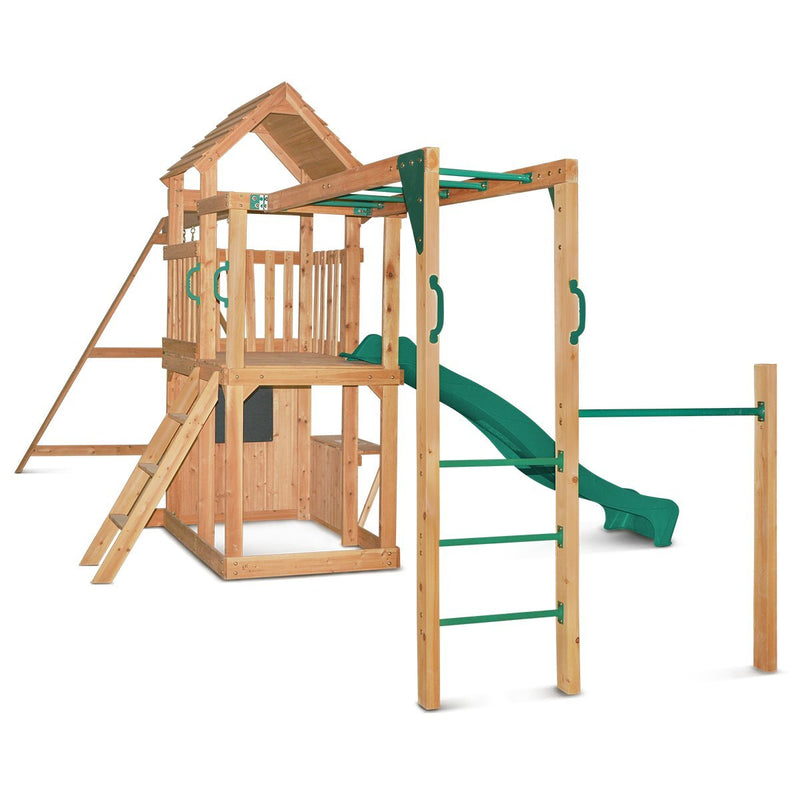 Coburg Lake Swing & Play Set (Green Slide) Payday Deals