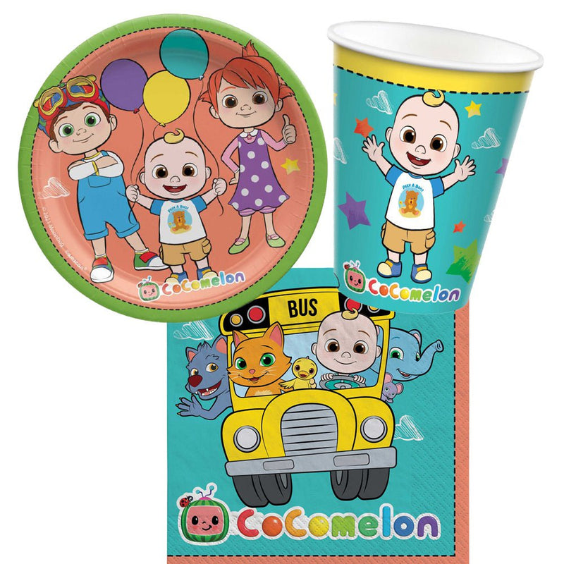 Cocomelon 8 Guest Tableware Party Pack Payday Deals