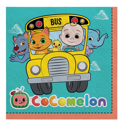 Cocomelon Lunch Napkins 16 Pack