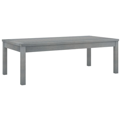 Coffee Table 100x50x33 cm Grey Solid Acacia Wood Payday Deals