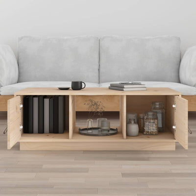 Coffee Table 100x50x35 cm Solid Wood Pine Payday Deals