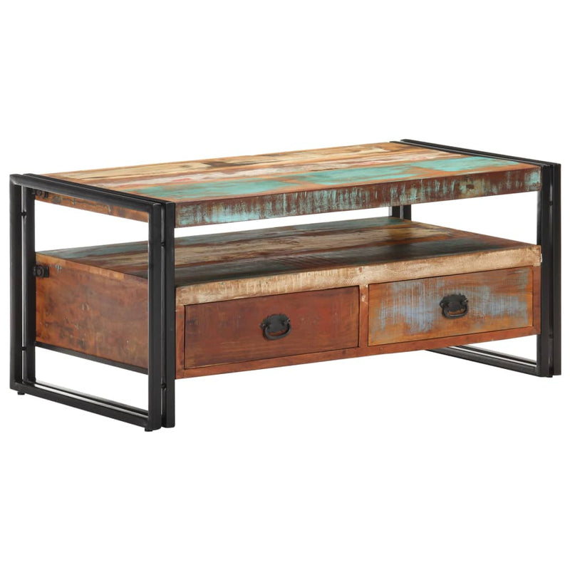 Coffee Table 100x55x45 cm Solid Reclaimed Wood Payday Deals