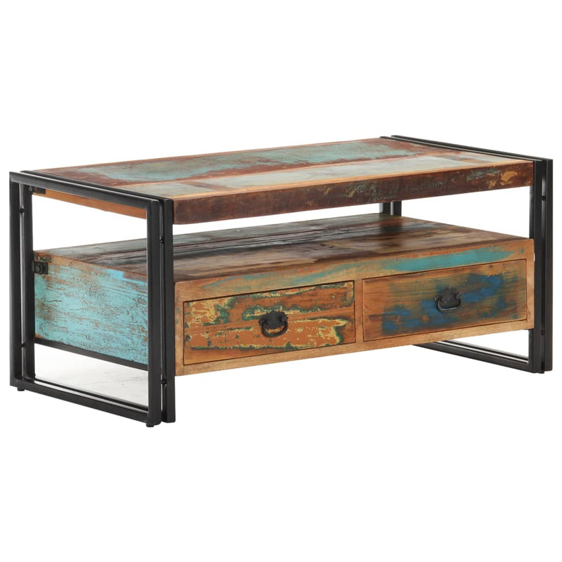 Coffee Table 100x55x45 cm Solid Reclaimed Wood Payday Deals