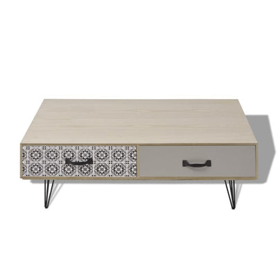 Coffee Table 100x60x35 cm Beige Payday Deals