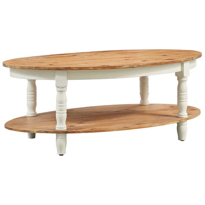 Coffee Table 102x62.5x42 cm Solid Acacia Wood Payday Deals