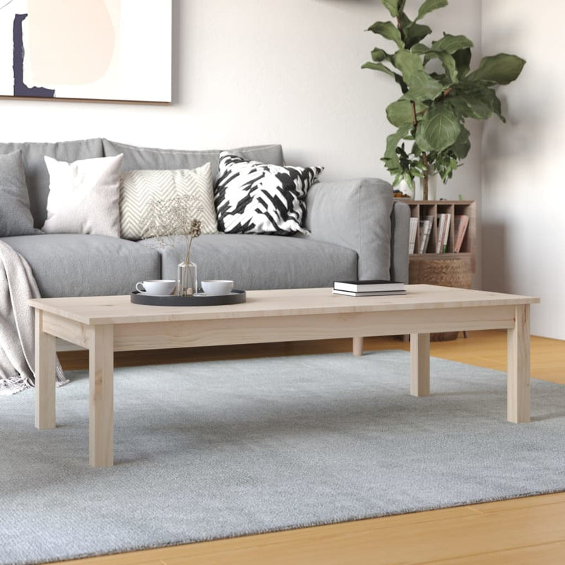 Coffee Table 110x50x30 cm Solid Wood Pine Payday Deals