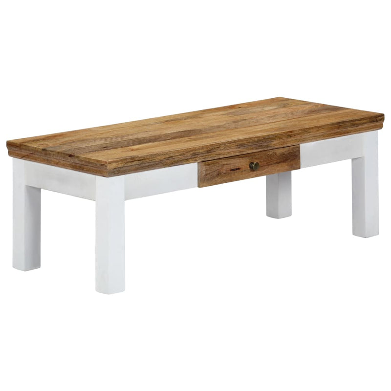 Coffee Table 110x50x40 cm Solid Mango Wood Payday Deals