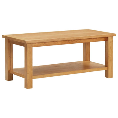 Coffee Table 110x55x40 cm Solid Oak Wood