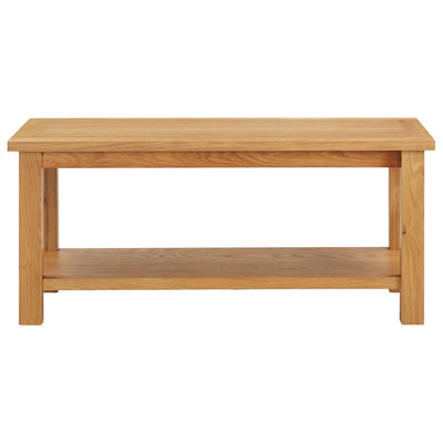 Coffee Table 110x55x40 cm Solid Oak Wood Payday Deals