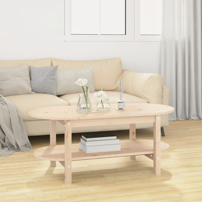 Coffee Table 110x55x45 cm Solid Wood Pine