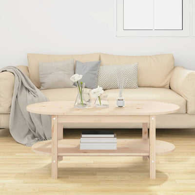 Coffee Table 110x55x45 cm Solid Wood Pine Payday Deals