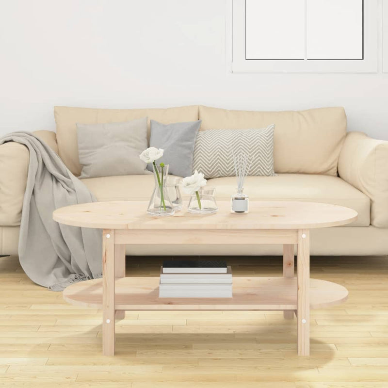 Coffee Table 110x55x45 cm Solid Wood Pine Payday Deals