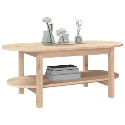 Coffee Table 110x55x45 cm Solid Wood Pine Payday Deals