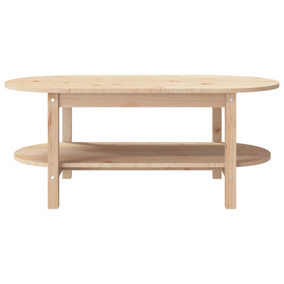 Coffee Table 110x55x45 cm Solid Wood Pine Payday Deals