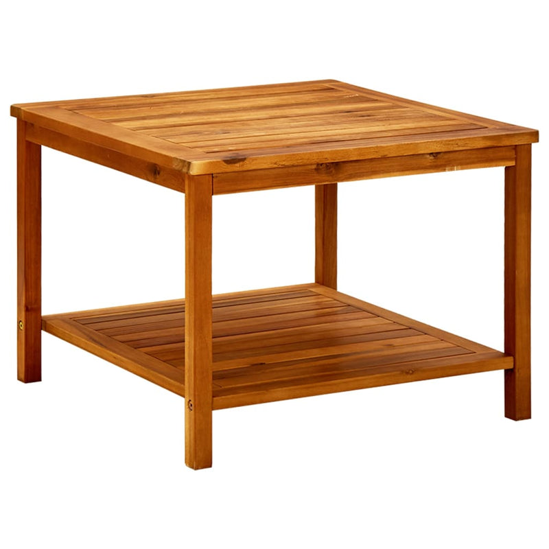 Coffee Table 60x60x45 cm Solid Acacia Wood Payday Deals