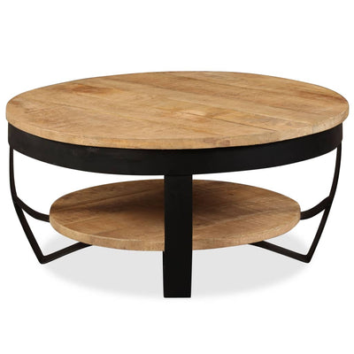 Coffee Table 65 cm Solid Rough Mango Wood Payday Deals