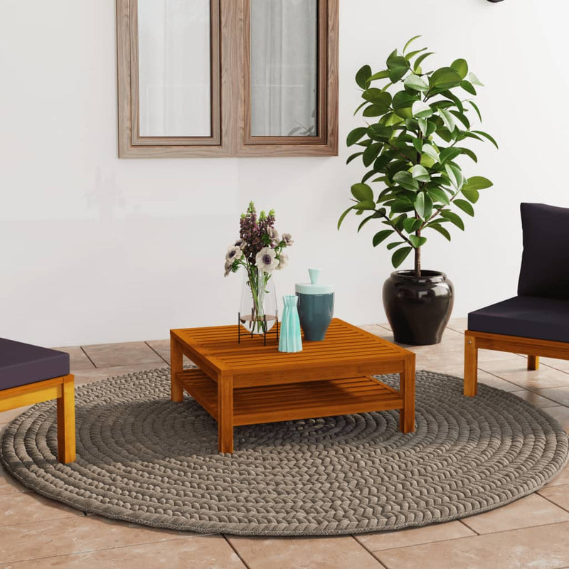 Coffee Table 65x65x35 cm Solid Acacia Wood Payday Deals