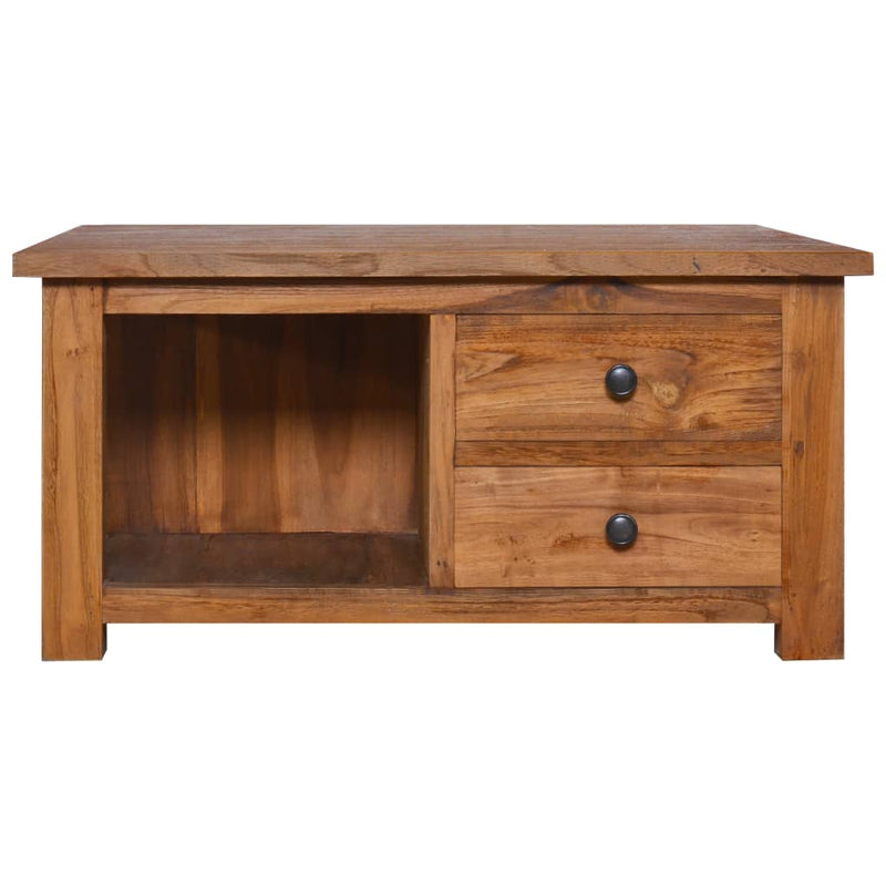 Coffee Table 68x68x33 cm Solid Teak Wood Payday Deals
