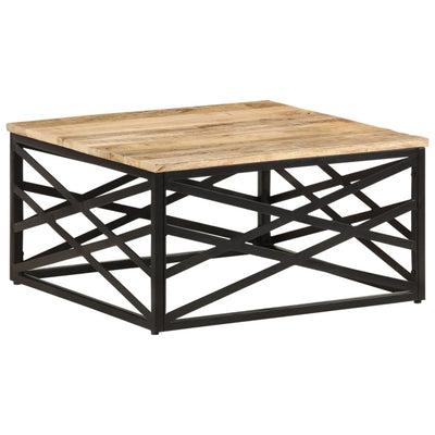 Coffee Table 68x68x35 cm Solid Mango Wood Payday Deals